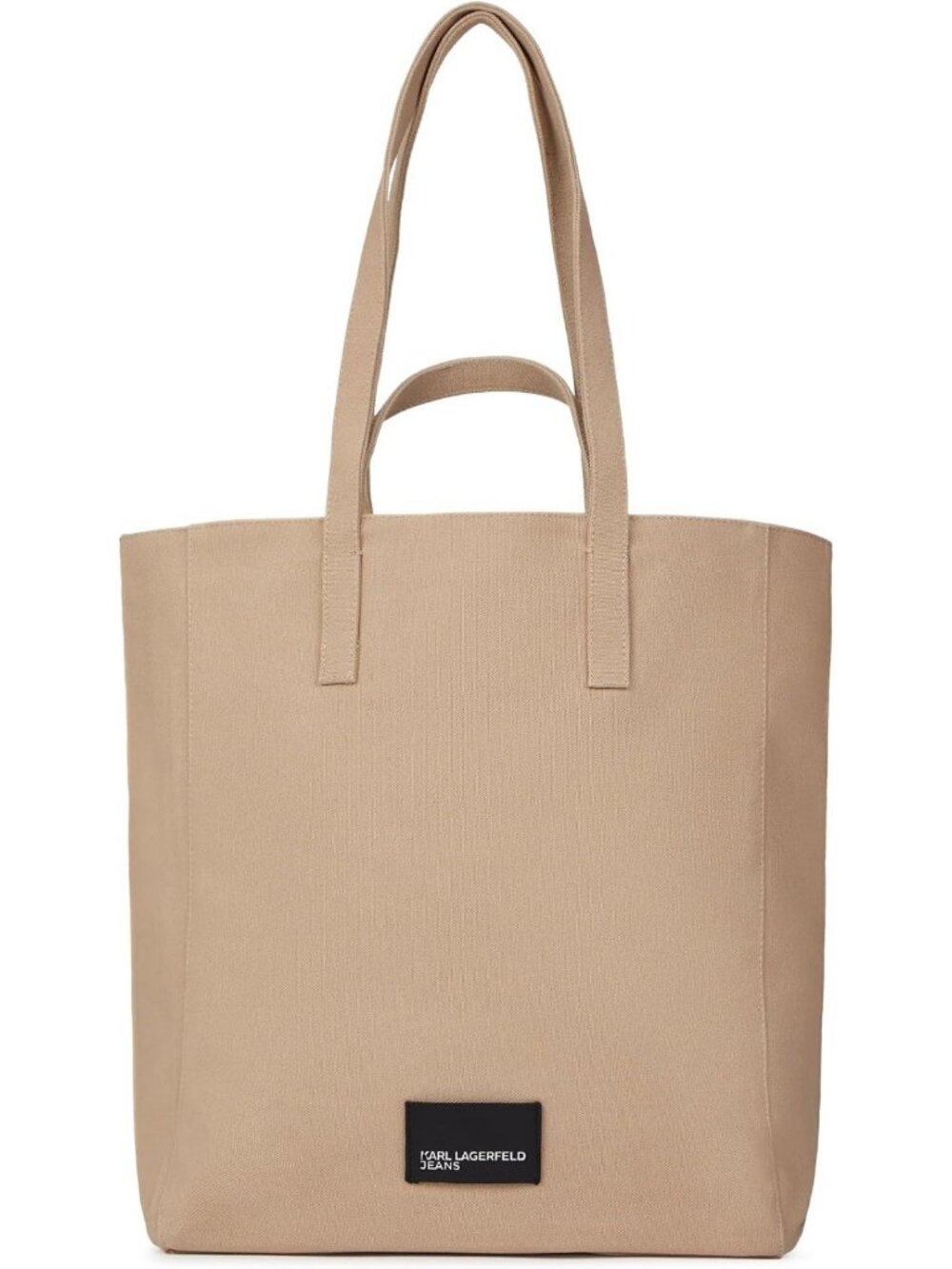 Chic Women's North-South Logo Shopper Tote Bag | Stylish Denim Look, Versatile